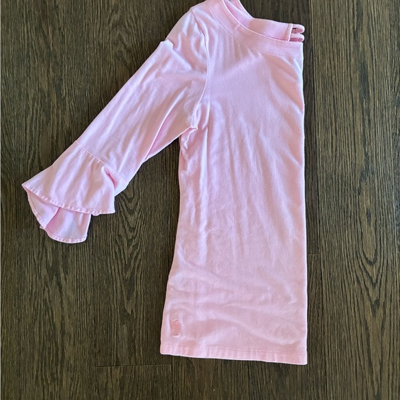 Lilly Pulitzer Fontaine Pink Bellsleeve Soft Top🌸 - Picture 8 of 10